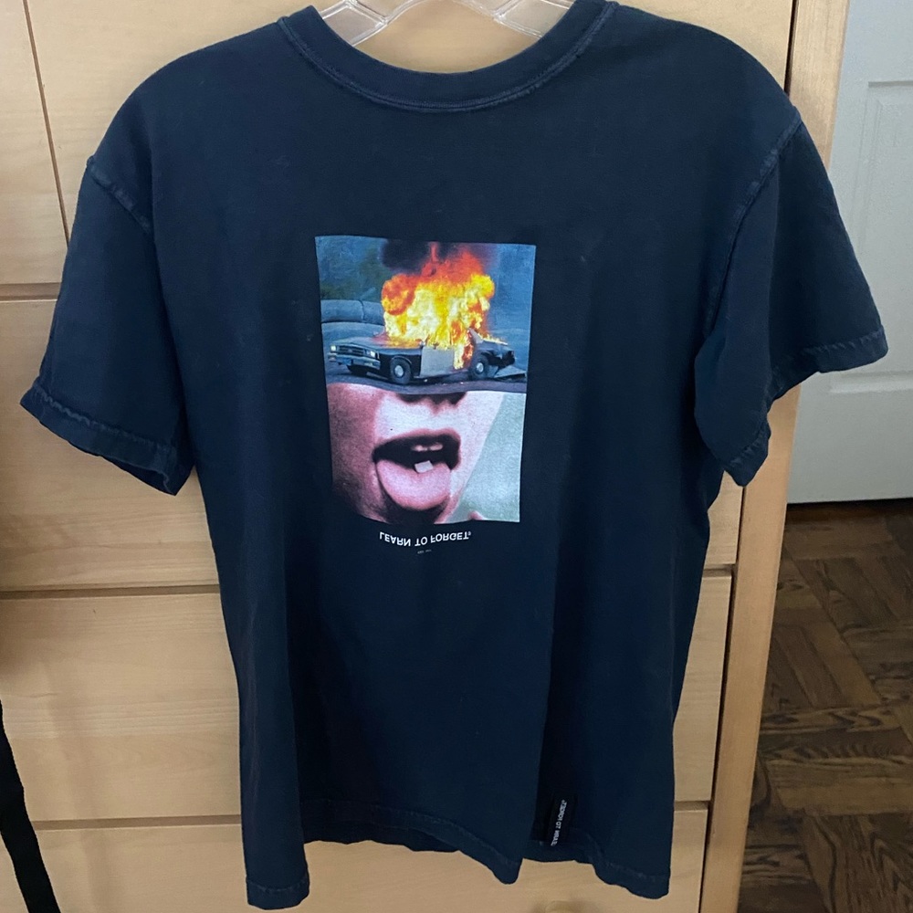 dolls kill acid burn black tee shirt